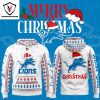 Detroit Lions Merry Christmas And New Year Hoodie