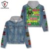 Pierce The Veil The Jaws Of Life Tour Signature Hooded Denim Jacket