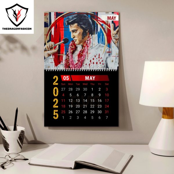 Elvis Presley Happy New Year 2025 Calendar