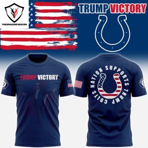 Indianapolis Colts x 2024 Colts Nation Trump Victory 3D T-Shirt