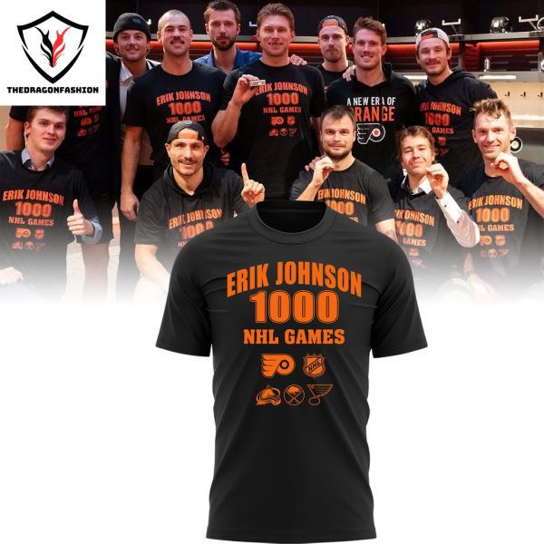 Erik Johnson 1000 Games Philadelphia Flyers Unisex T-Shirt