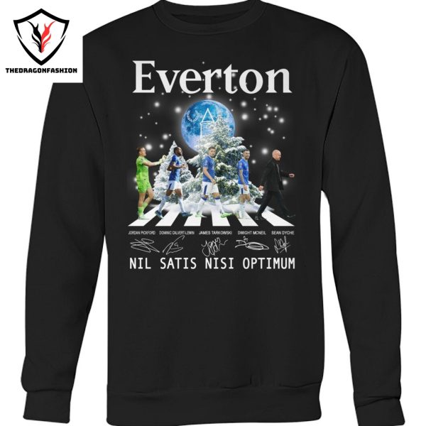 Everton Nil Satis Nisi Optimum Signature Unisex T-Shirt