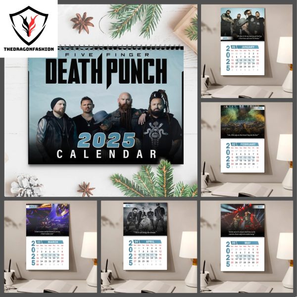 Five Finger Death Punch 2025 Calendar