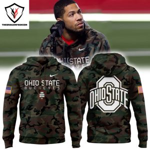 Ohio State Buckeyes Football Camo Logo Hoodie