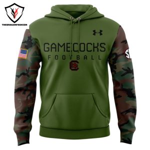 Military Appreciation South Carolina Gamecocks Football Hoodie – Green