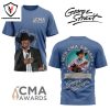 George Strait 58th CMA Awards Willie Nelson Lifetime Achievement Award 3D T-Shirt – White