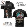 George Strait The King Of Country Music 58th CMA Awards Signature 3D T-Shirt