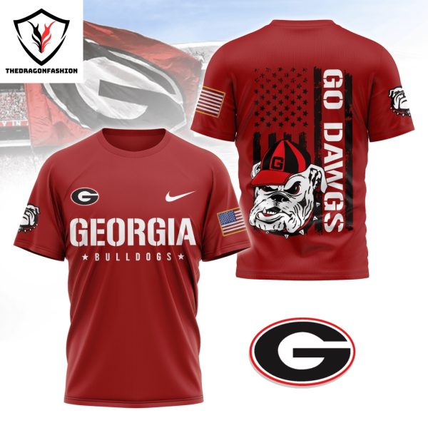 Georgia Bulldogs Go Dawgs 3D T-Shirt