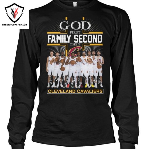 God First Family Second Then Cleveland Cavaliers Signature Unisex T-Shirt