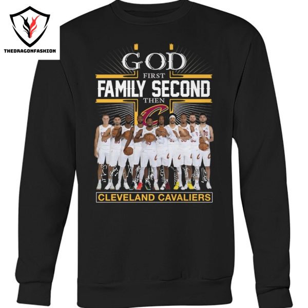 God First Family Second Then Cleveland Cavaliers Signature Unisex T-Shirt