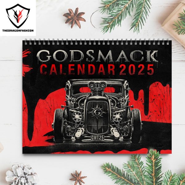 Godsmack Rock Band New Year 2025 Calendar