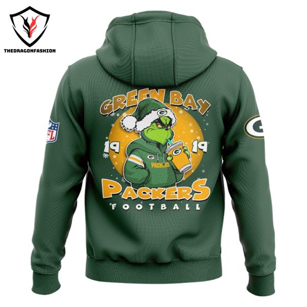 Green Bay Packers Football x Grinchmas Hoodie – Green