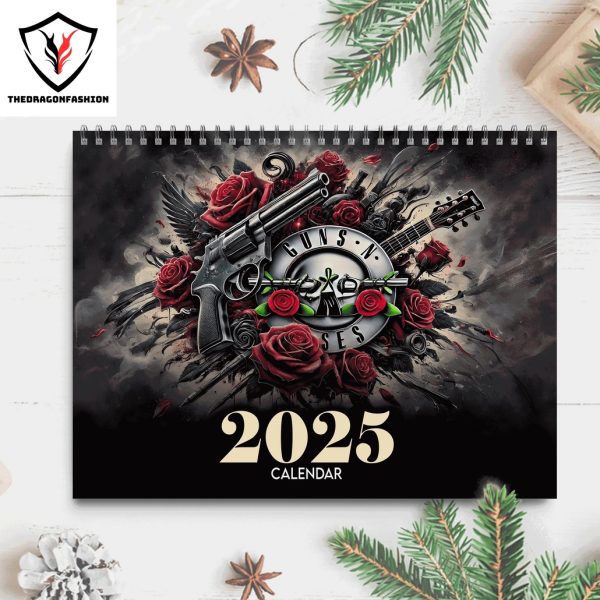 Guns N Roses New Year 2025 Calendar