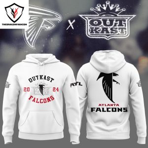 2024 Outkast x Atlanta Falcons White Pullover Hoodie