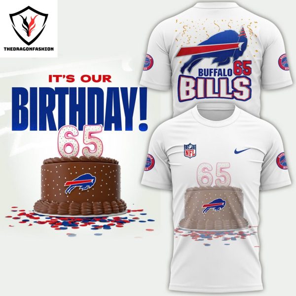 Happy Birthday To The Buffalo Bills 65th 3D T-Shirt