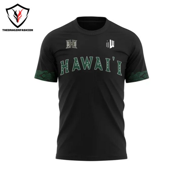 Hawaii Rainbow Warriors Football For Military Night 3D T-Shirt