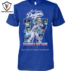 Los Angeles Dodgers Signature May 17th Shohei Ohtani Day Unisex T-Shirt