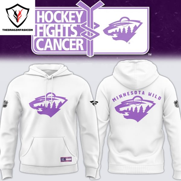 Hockey Fights Cancer Minnesota Wild Hoodie