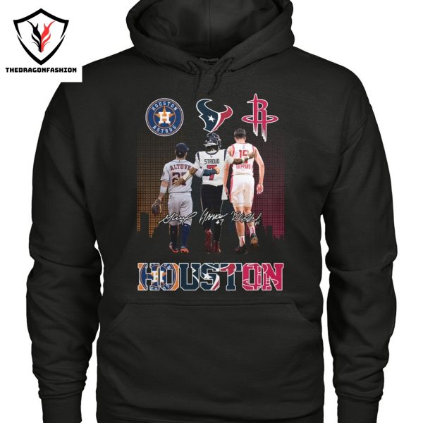 Houston Astros x Houston Texans x Houston Rockets Signature Unisex T-Shirt