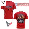 Kansas City Chiefs Happy Thanksgiving – Turkey And Touchdowns 3D T-Shirt