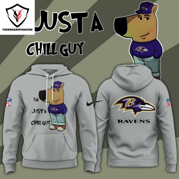 Im Just A Chill Guy Baltimore Ravens Hoodie