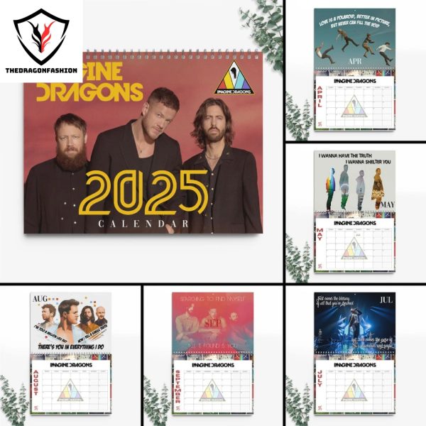 Imagine Dragon New Year 2025 Calendar