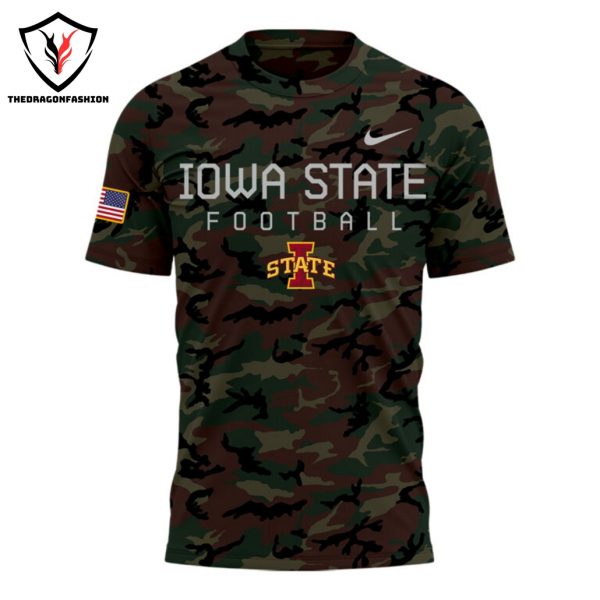 Iowa State Cyclones 2024 Military Appreciation 3D T-Shirt