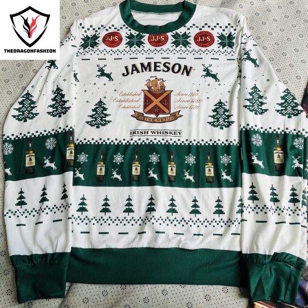 Jameson Irish Whiskey White Sweater