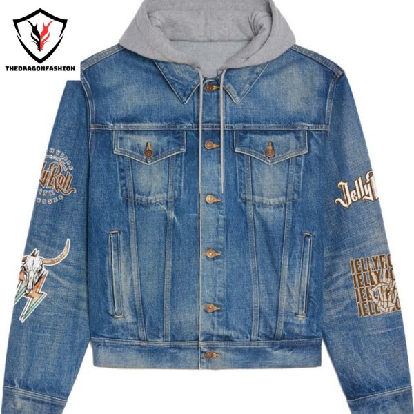 Jelly Roll Somebody Save Me Hooded Denim Jacket