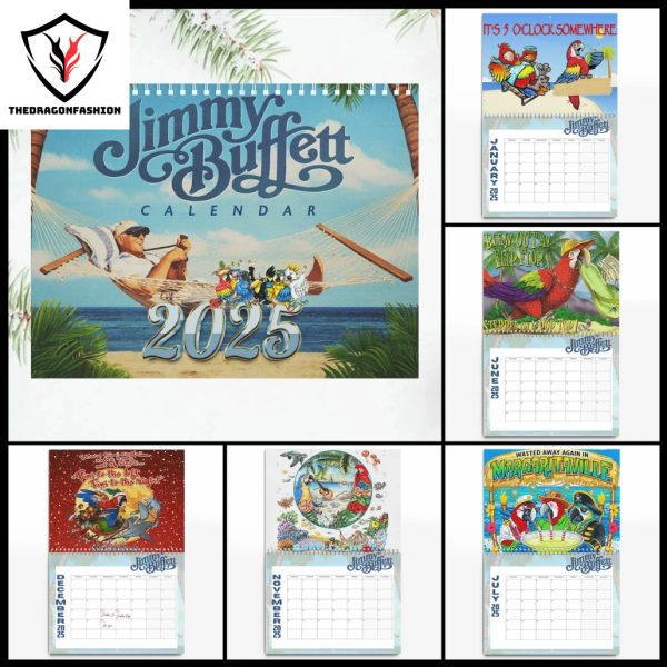 Jimmy Buffett Its 5 Oclock Somewhere 2025 Calendar