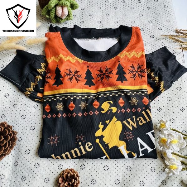 Johnnie Walker Black Label Knitted Ugly Christmas Sweater