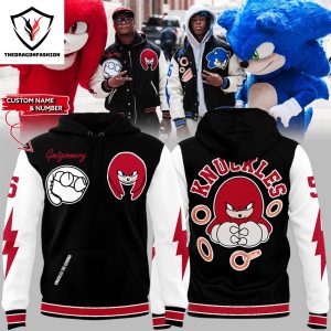 Personalized Knuckles The Echidna x Detroit Lions Hoodie