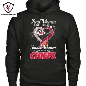 Real Women Love Football Smart Women Love The Kansas City Chiefs Unisex T-Shirt