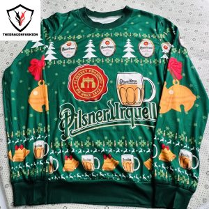 Pilsner Urquell Beer Ugly Christmas Sweater