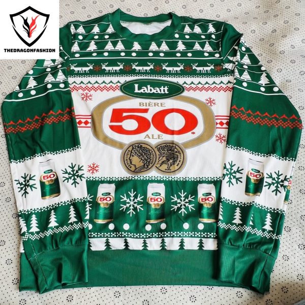 Labatt 50 Briere Ale Ugly Christmas Sweater