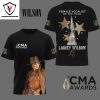 George Strait The King Of Country Music 58th CMA Awards Signature 3D T-Shirt – Black