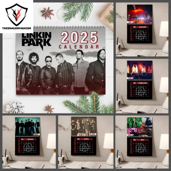 Linkin Park Happy New Year 2025 Calendar