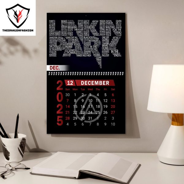 Linkin Park Happy New Year 2025 Calendar