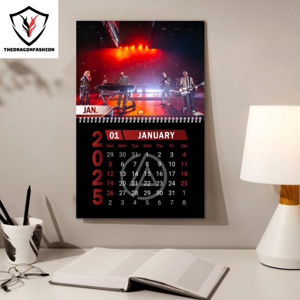 Linkin Park Happy New Year 2025 Calendar