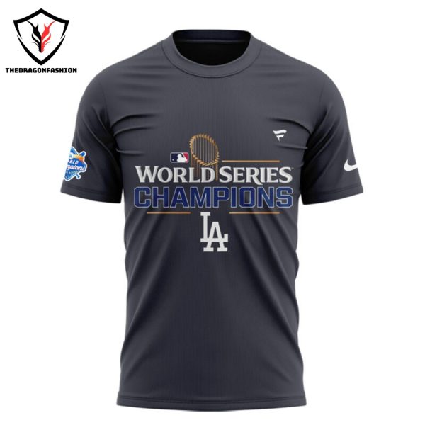 Los Angeles Dodgers Autographed Fanatics World Series Champions 2024 3D T-Shirt