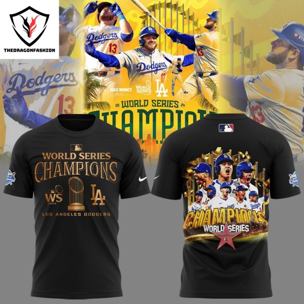 Los Angeles Dodgers World Champions 2024 3D T-Shirt