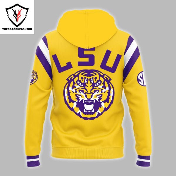 LSU Tigers 1924-2024 Logo Design Hoodie – Gold