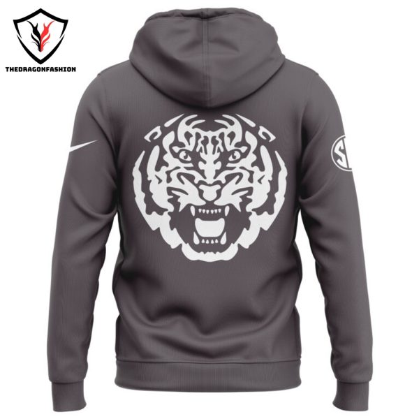 LSU Tigers Women Basketball Logo Hoodie – Grey