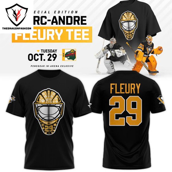 Marc Ander Fleury Pittsburgh Penguins 3D T-Shirt