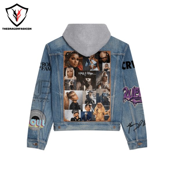 Mary J Blige Rock & Roll Hall Of Fame Signature Hooded Denim Jacket