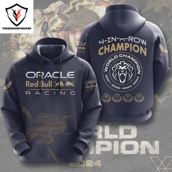 Max Verstappen 4 In A Row Champion Hoodie