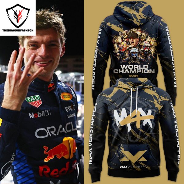 Max Verstappen World Champion 2024 Design Hoodie