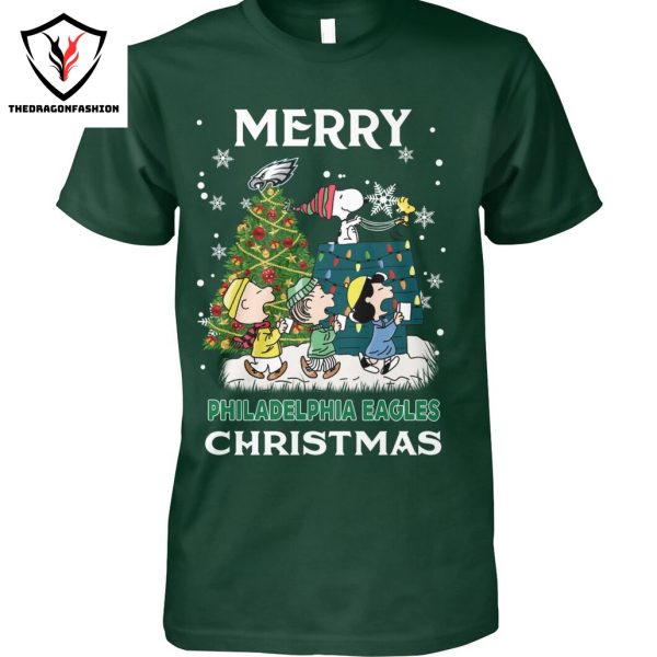 Merry Philadelphia Eagles Christmas Unisex T-Shirt