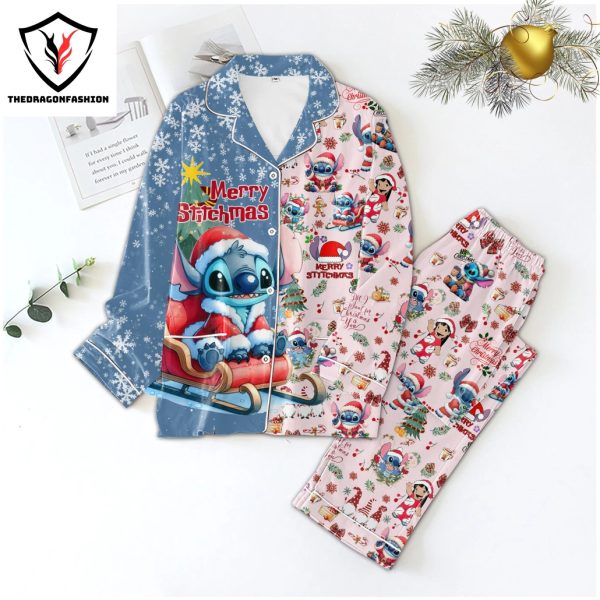 Merry Stitchmas All I Want For Christmas Is You Pajamas Set