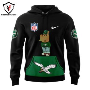 Philadelphia Eagles x Chill Guy Hoodie – Black